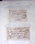 1870-1871, Ensemble de139 lettres de prisonniers de