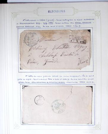 1870-1871, Ensemble de139 lettres de prisonniers de
