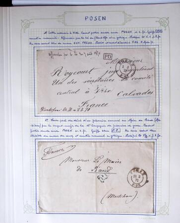 1870-1871, Ensemble de139 lettres de prisonniers de