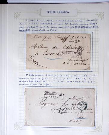 1870-1871, Ensemble de139 lettres de prisonniers de