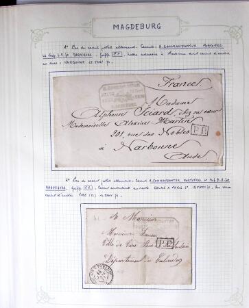 1870-1871, Ensemble de139 lettres de prisonniers de