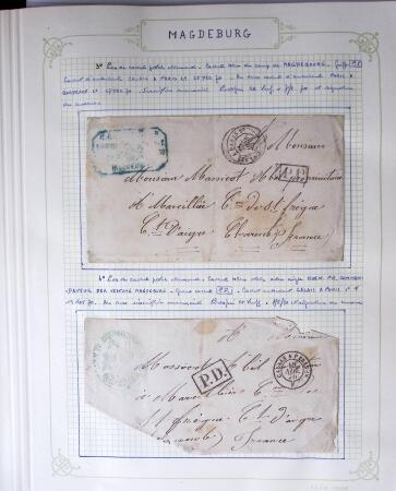 1870-1871, Ensemble de139 lettres de prisonniers de