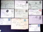 DOUBS 1865-1910, 38 lettres toutes affranchies avec