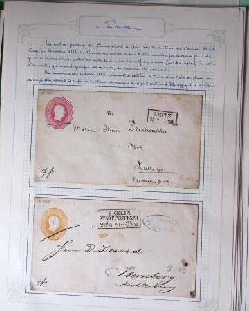 1869-1880, Bel ensemble de 32 entiers allemands parmi