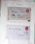 1869-1880, Bel ensemble de 32 entiers allemands parmi