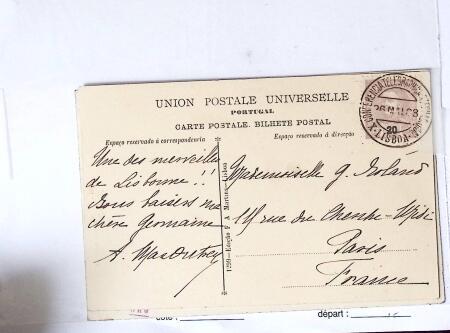 1787-1909, Ensemble de lettres anciennes provenant de