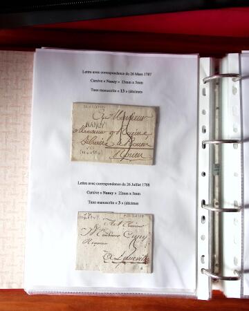 NANCY 1717-1989, Collection en 5 classeurs joliment