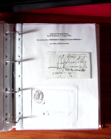 NANCY 1717-1989, Collection en 5 classeurs joliment