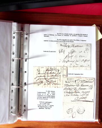 NANCY 1717-1989, Collection en 5 classeurs joliment