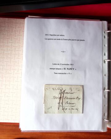 NANCY 1717-1989, Collection en 5 classeurs joliment