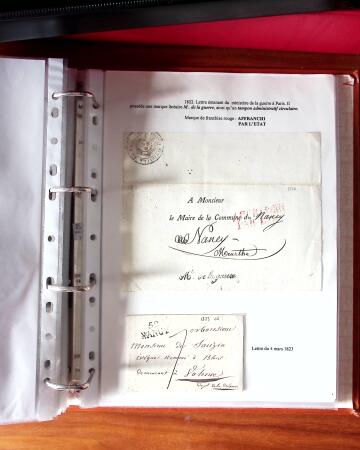 NANCY 1717-1989, Collection en 5 classeurs joliment