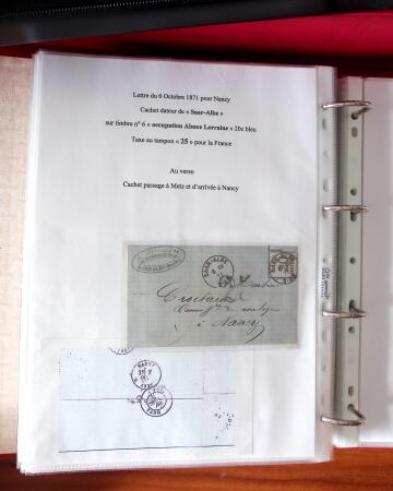 NANCY 1717-1989, Collection en 5 classeurs joliment
