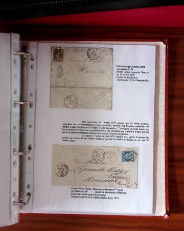 NANCY 1717-1989, Collection en 5 classeurs joliment