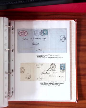 NANCY 1717-1989, Collection en 5 classeurs joliment