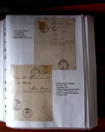 NANCY 1717-1989, Collection en 5 classeurs joliment