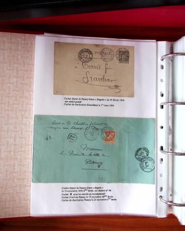 NANCY 1717-1989, Collection en 5 classeurs joliment