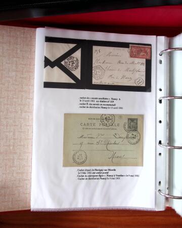 NANCY 1717-1989, Collection en 5 classeurs joliment