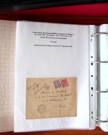 NANCY 1717-1989, Collection en 5 classeurs joliment