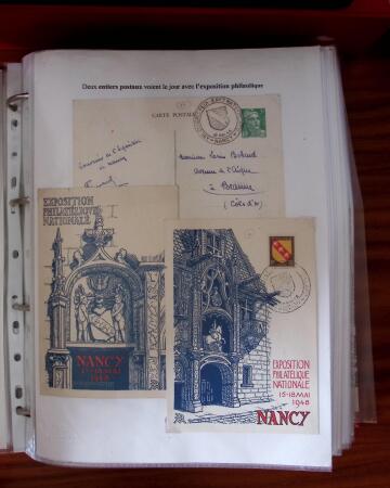 NANCY 1717-1989, Collection en 5 classeurs joliment
