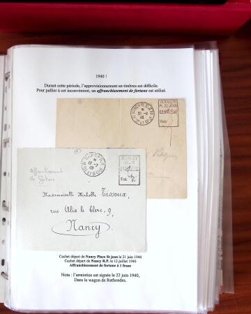 NANCY 1717-1989, Collection en 5 classeurs joliment