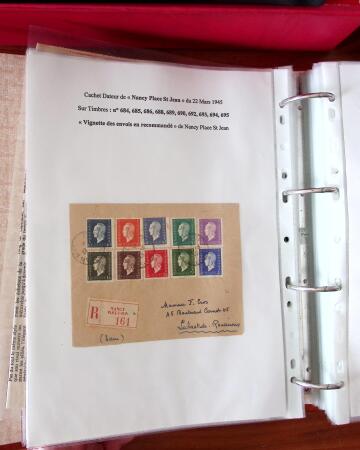 NANCY 1717-1989, Collection en 5 classeurs joliment