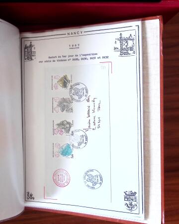 NANCY 1717-1989, Collection en 5 classeurs joliment