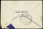 Grand Liban n°5 + 6 + 23 OBL grand CAD à pont "Beyrouth RP" (1924) sur lettre pour Bordeaux. TB