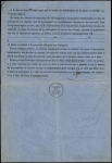N°140 + 107a OBL Saint Briest Isère (1924) sur commandement des impôts AFF à 26c. Rare et TB