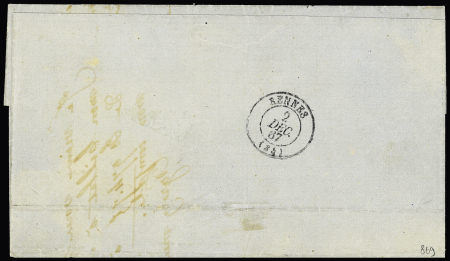 N°22 obl. grille spéciale dite de "Bain de Bretagne"