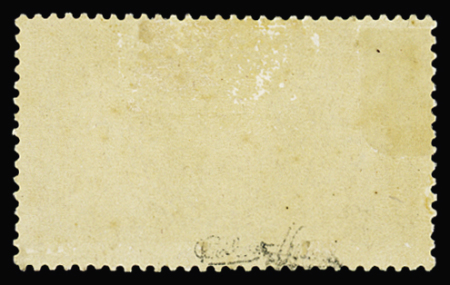 N°33A 5F violet-gris, 5 et F en bleu, TTB, R. Signé