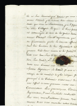 MP "24 Baume les" (an 4 - nom révolutionnaire après suppression du mot "Dames") sur lettre pour Paris, ind 18. TB