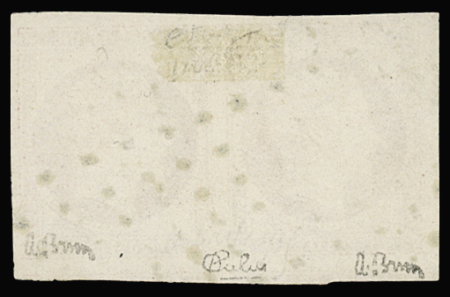 N°18 1 fr. carmin en paire, obl. gros points carrés,
