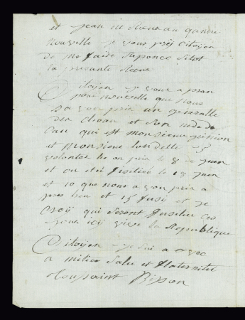 Lettre avec MP "54 La Rochesauveur" (nom