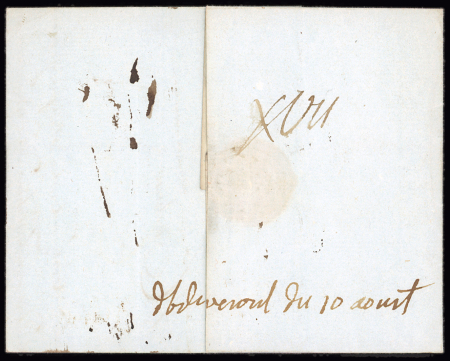 Lettre de Nantes pour St Loup réexpédiée à Lure (1