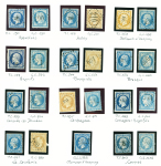 Lot de 118 PC et GC de l'Aveyron sur détachés. Bon