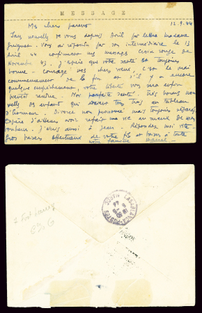 AEF n°142, 2 pièces, + PA3 OBL Libreville (12 sept