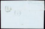 N°22 OBL GC 2033 + T22 "Licq Atherey (64)" (1865)