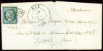 N°4 OBL grille +grand CAD T13 "Dax (39)" (1850) su