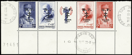 PARIS 122 bande Pétain-Francisque CDF avec CAD Paris