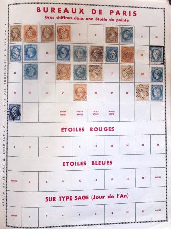 1862-1876, Collection d'environ 2000 OBL (certaines