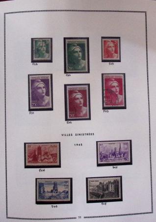1850-2002, Collection de France en 3 albums MOC, montée