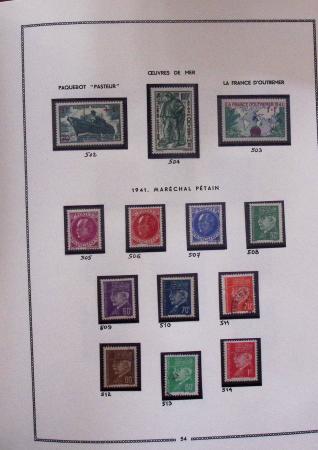 1850-2002, Collection de France en 3 albums MOC, montée