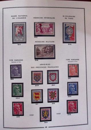 1850-2002, Collection de France en 3 albums MOC, montée