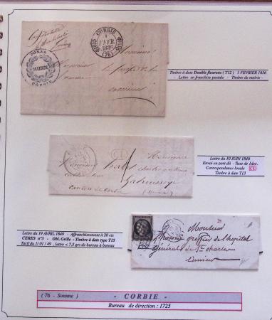 1812-1900 LA SOMME (76), Collection spécialisée en