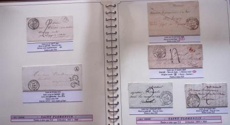 1727-1900 L'YONNE (83), Collection spécialisée en deux