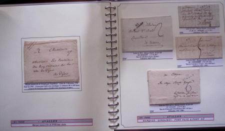 1727-1900 L'YONNE (83), Collection spécialisée en deux