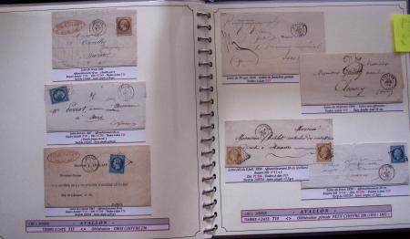 1727-1900 L'YONNE (83), Collection spécialisée en deux