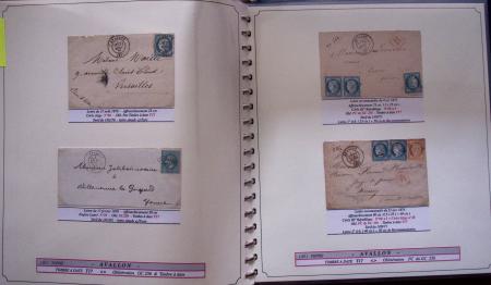 1727-1900 L'YONNE (83), Collection spécialisée en deux
