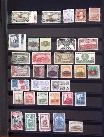 1910-1959, Useful mint assembly of stamps from AMERICAS