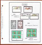1959-1981, plusieurs séries de CHINE à thématique sportive
